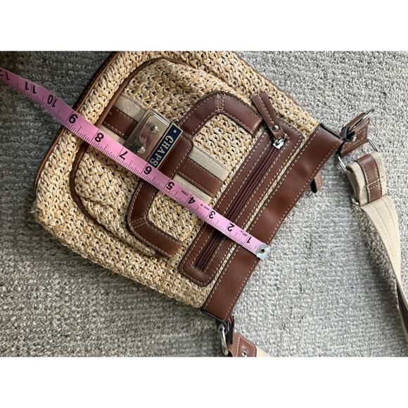 Chaps  Vintage woven material crossbody purse - Picture 13 of 14